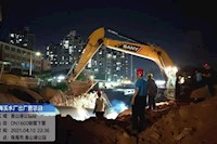 健民路香山湖段管道完工，梅溪水廠出廠管工程建設(shè)取得階段勝利